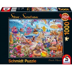 Schmidt - Puzzle 1000 pièces - Etang aux nénuphars