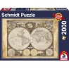 Schmidt - Puzzle 2000 pièces - Mappemonde historique