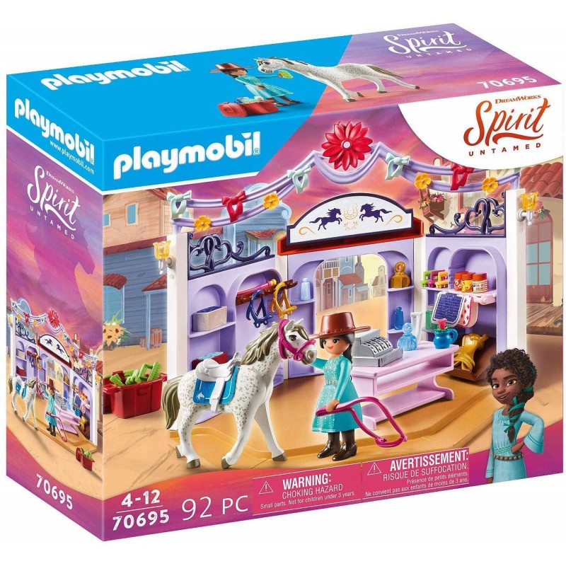 Playmobil - 70695 - Spirit - Boutique d'équitation de Miradero