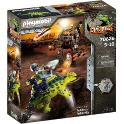 Playmobil - 70626 - Dino Rise - Saichania et Robot soldat