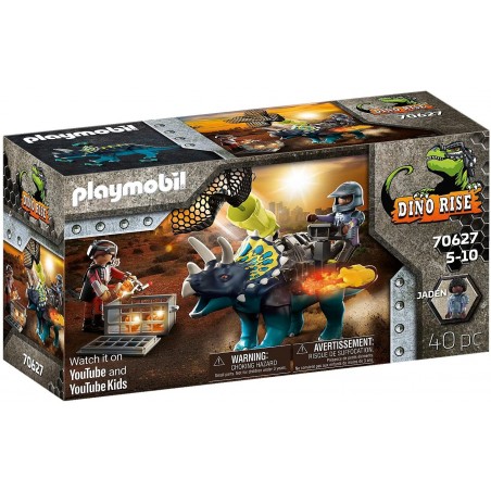 Playmobil - 70627 - Dino Rise - Triceratops et soldats