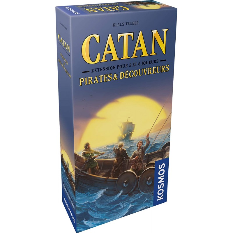 Asmodee - Jeu de société - Catan - Extension 5 et 6 joueurs Pirates et découvreurs