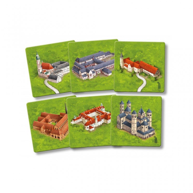 Asmodee - Jeu de société - Carcassonne - Extension Abbayes d'Allemagne