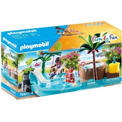 Playmobil - 70611 - Le parc aquatique - Pataugeoire avec bain à bulles