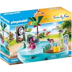 Playmobil - 70610 - Le parc aquatique - Piscine avec jet d'eau