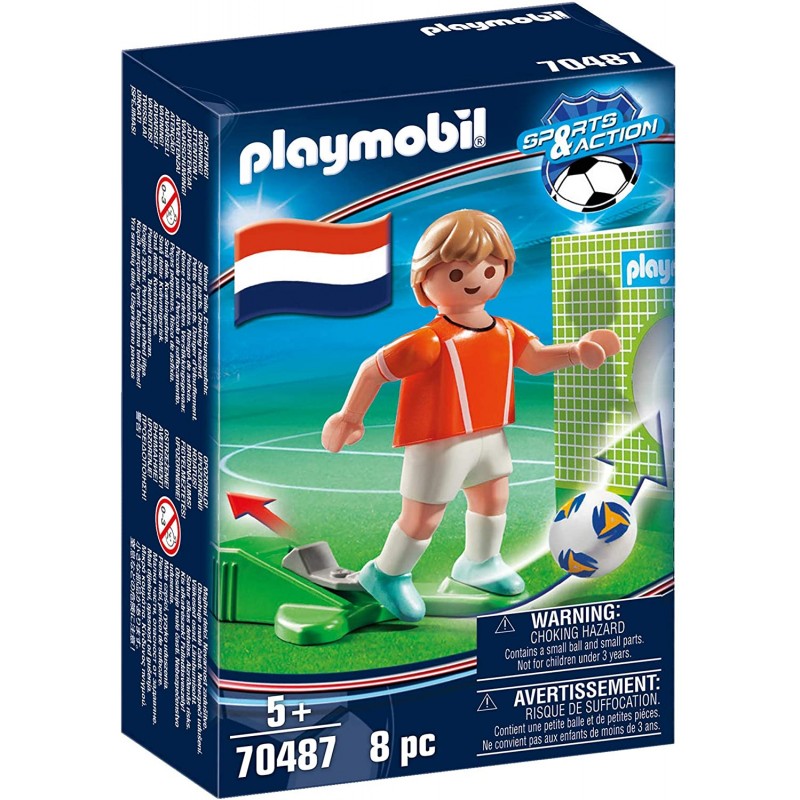 Playmobil - 70487 - Sports et Action - Joueur de football néerlandais