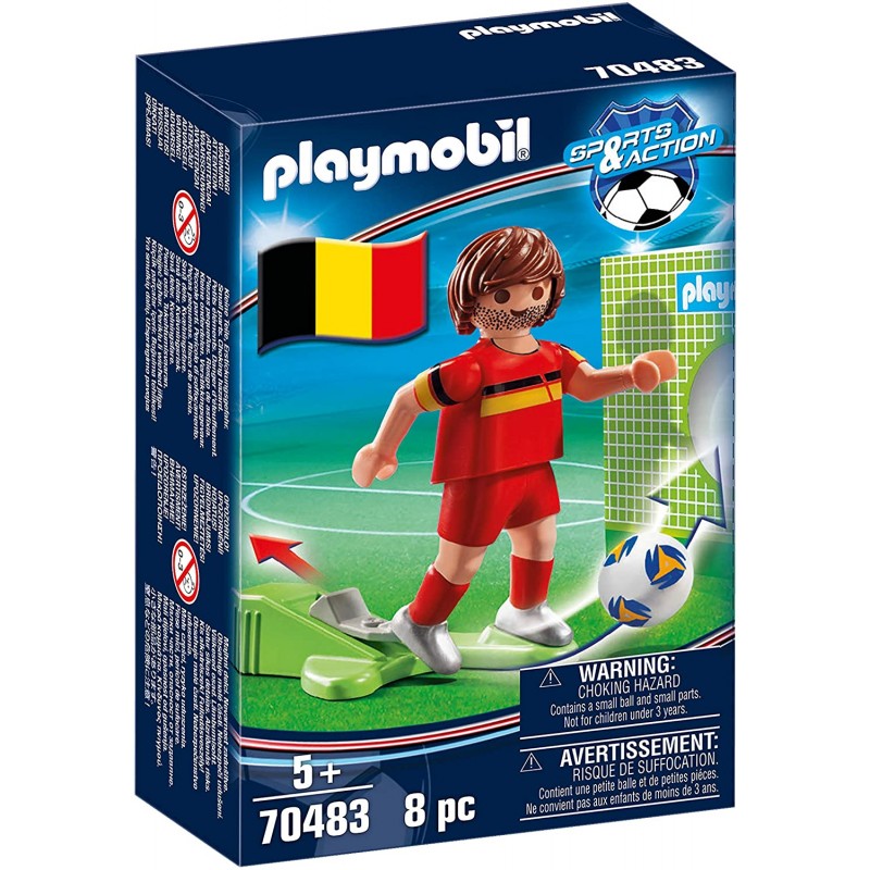 Playmobil - 70483 - Sports et Action - Joueur de football belge
