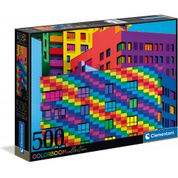 Clementoni - Puzzle 500 pièces - Colorboom - Carrés