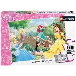 Nathan - Puzzle 60 pièces - Après-midi entre princesses Disney