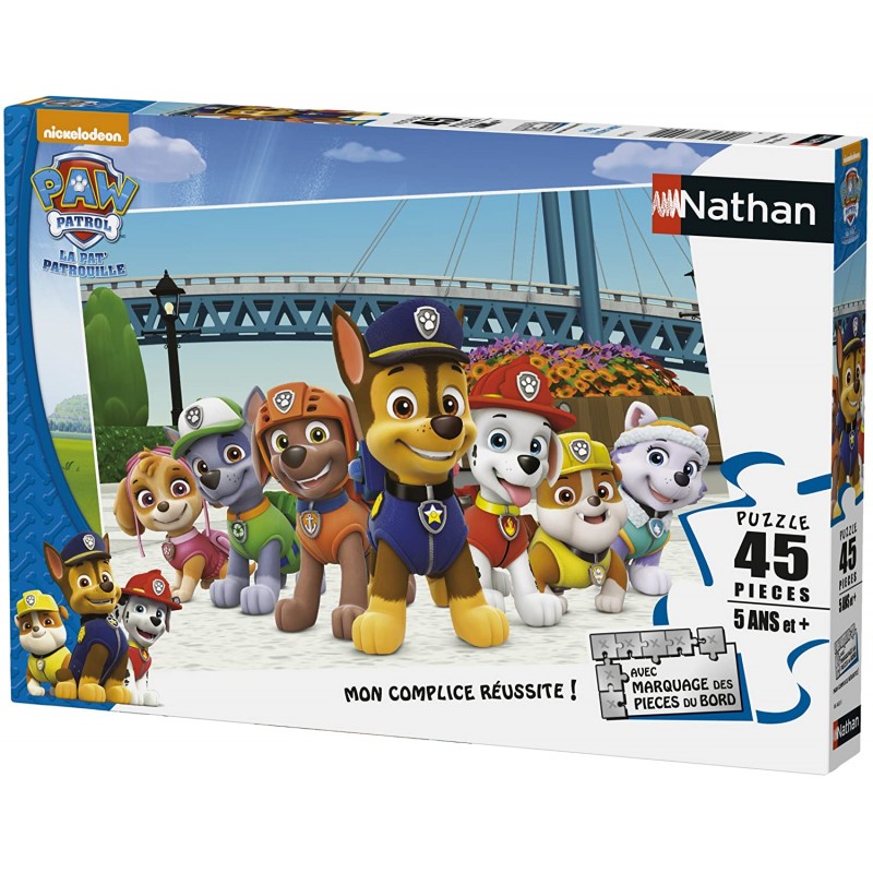Nathan - Puzzle 45 pièces - Prêts à intervenir - Pat'Patrouille