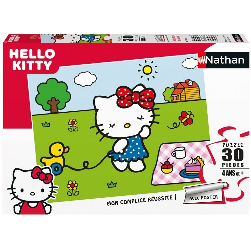 Ravensburger - Puzzle 30 pièces - Hello Kitty au jardin
