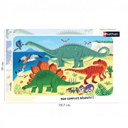 Ravensburger - Puzzle cadre 15 pièces - Les dinosaures du Jurassique