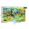 Nathan - Puzzle cadre 15 pièces - Les animaux de la forêt
