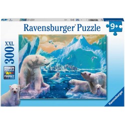Ravensburger - Puzzle 300 pièces XXL - Au royaume des ours polaires