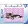 Ravensburger - Puzzle 200 pièces XXL - L'heure de la sieste