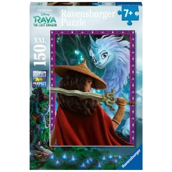 Ravensburger - Puzzle 150 pièces XXL - Les aventures de Raya et Sisu - Disney Raya et dernier dragon