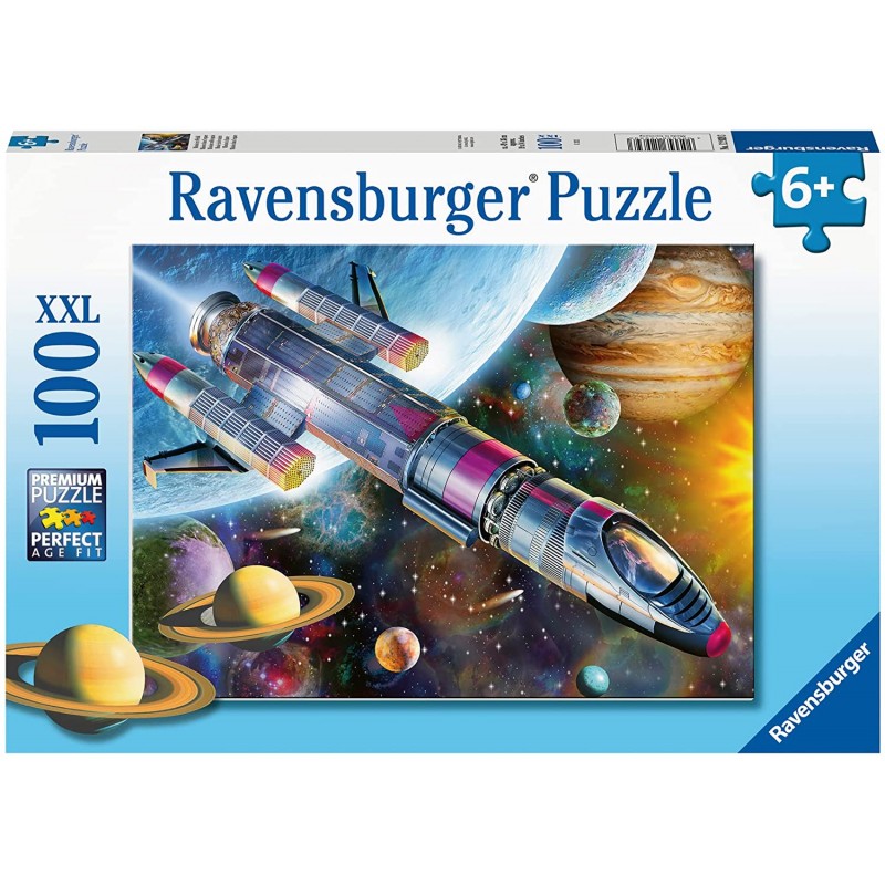 Ravensburger - Puzzle 100 pièces XXL - Mission dans l'espace