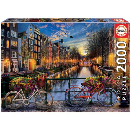 Puzzle 2000 pièces Amsterdam Educa : King Jouet, Puzzles adultes Educa -  Puzzles