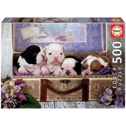 Educa - Puzzle 500 pièces - Chiots