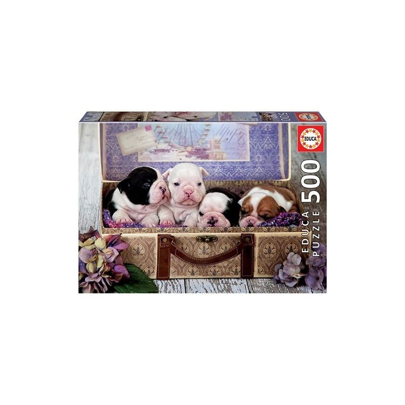 Educa - Puzzle 500 pièces - Chiots