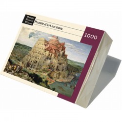 Michèle Wilson - Puzzle d'art en bois - 1000 pièces - La Tour de Babel - Bruegel
