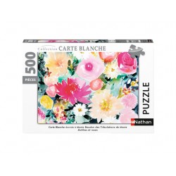 Ravensburger - Puzzle 500 pièces - Dahlias et roses - Marie Boudon