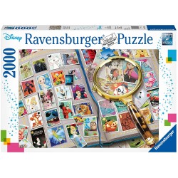 Ravensburger - Puzzle 2000 pièces - Mes timbres préférés - Disney