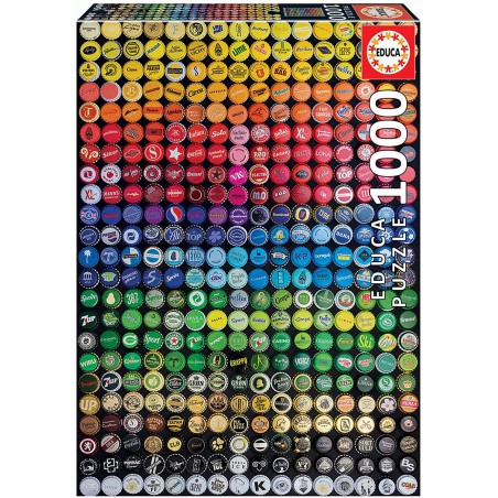 Educa - Puzzle 1000 pièces - Mosaique de capsules