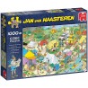 Jumbo - Puzzle 1000 pièces - Camping dans la nature - Jan Van Haasteren