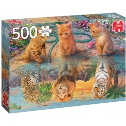 Jumbo - Puzzle 500 pièces - Rêve de chat