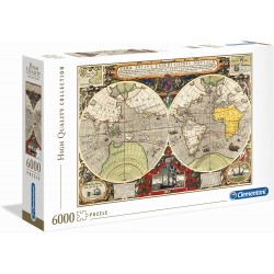 Clementoni - Puzzle 6000 pièces - Carte antique