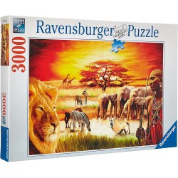 Ravensburger - Puzzle 3000 pièces - La fierté du Massaï