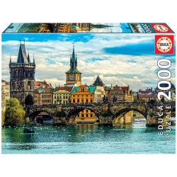 Educa - Puzzle 2000 pièces - Vue de Prague
