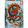 Educa - Puzzle 500 pièces - Le dragon de la bonne fortune