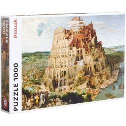 Piatnik - Puzzle - 1000 pièces - La tour de Babel - Bruegel