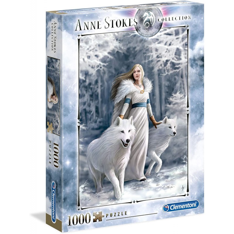 Clementoni - Puzzle 1000 pièces - Gardiens de l'Hiver - Anne Stokes