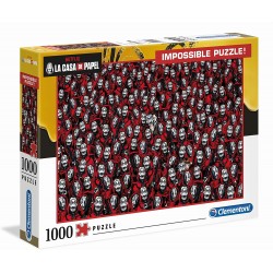 Clementoni - Puzzle 1000 pièces - La Casa de Papel - Impossible