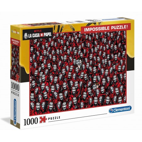 Clementoni - Puzzle 1000 pièces - La Casa de Papel - Impossible