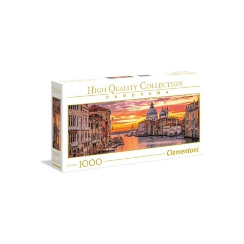 Clementoni - 39426 - High Quality Collection Panoramique Puzzle - Venise, Grand Canal - 1000 Pièces