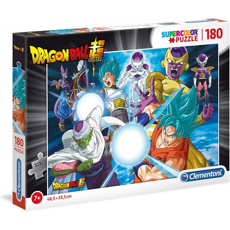 Clementoni- Supercolor Puzzle-Dragon Ball Super-180 pièces- 29762