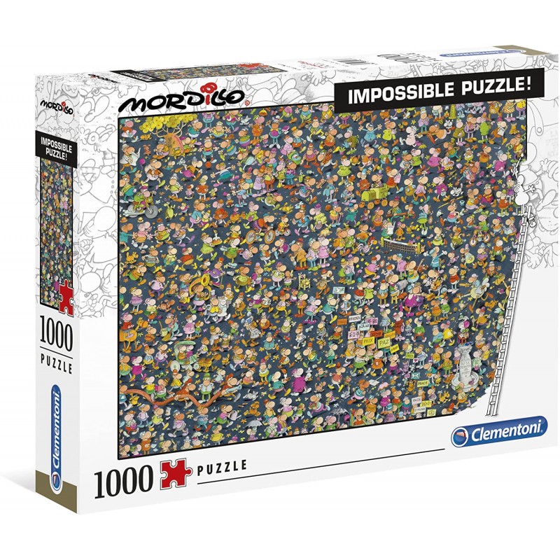 Clementoni - Puzzle 1000 pièces - Impossible de Mordillo