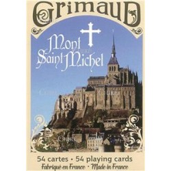 Jeu de société - Jeu de 54 cartes - Mont Saint Michel
