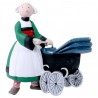 Plastoy - Figurine - 70163 - Magnet - Bécassine avec un landau