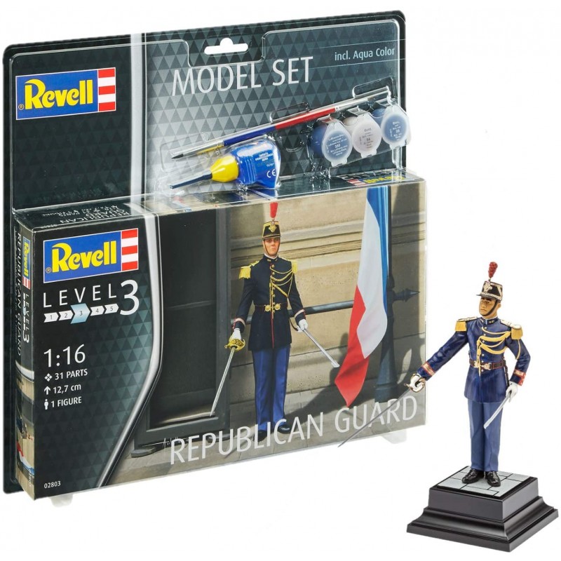 Maquette Revell à Construire - Garde Républicain Français Avec Peintures Incluses