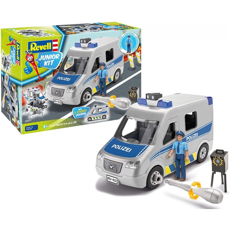 Revell - 00811 - Junior Kit - Van de police