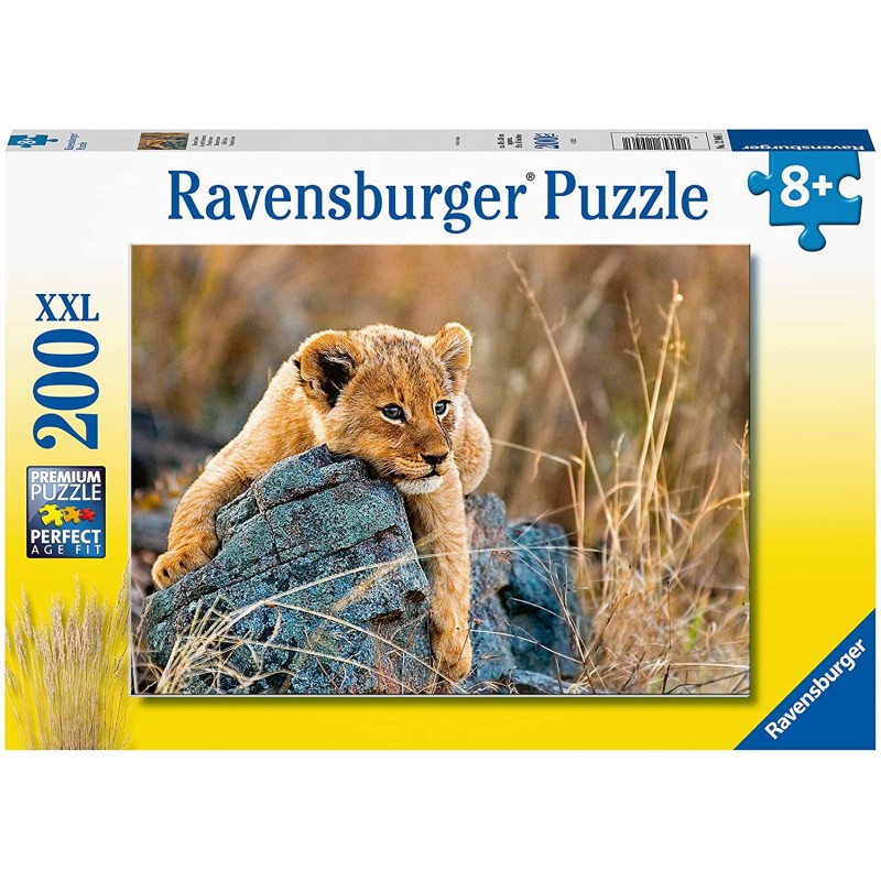 Ravensburger - Puzzle 200 pièces XXL - Le petit lionceau