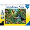 Ravensburger- Non Disney Puzzle Animaux de la Jungle 200 pièces, 12660