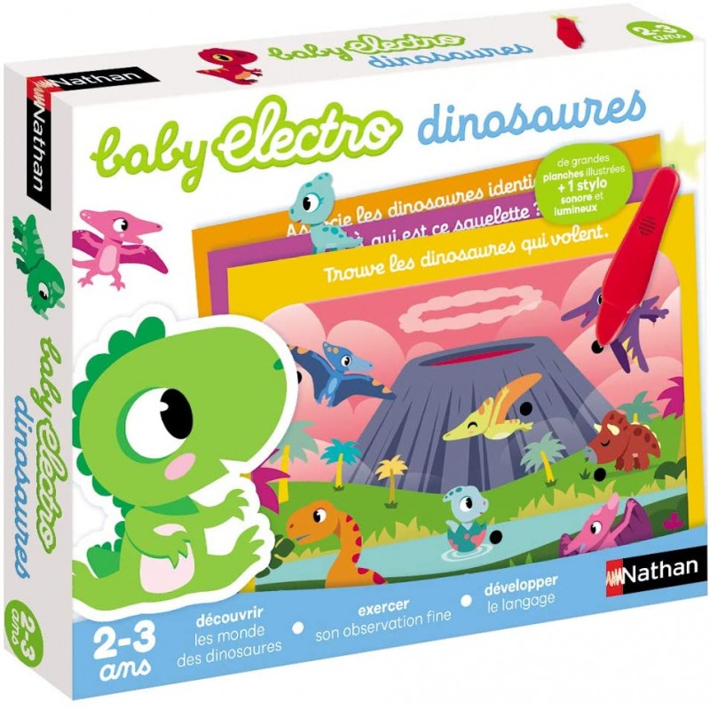 Nathan - Jeu d'apprentissage - Baby électro des dinosaures