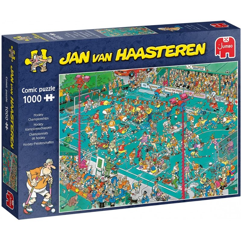 Jumbo - Puzzle 1000 pièces - Championnat de hockey - Jan Van Haasteren