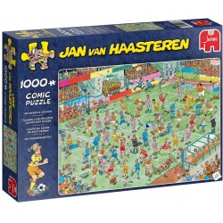 Jumbo - Puzzle 1000 pièces - Coupe du monde de football féminin - Jan Van Haasteren